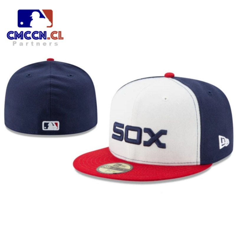 新時代高品質新MLB芝加哥白襪調整帽子男女59五十帽滿閉帽帽運動帽子