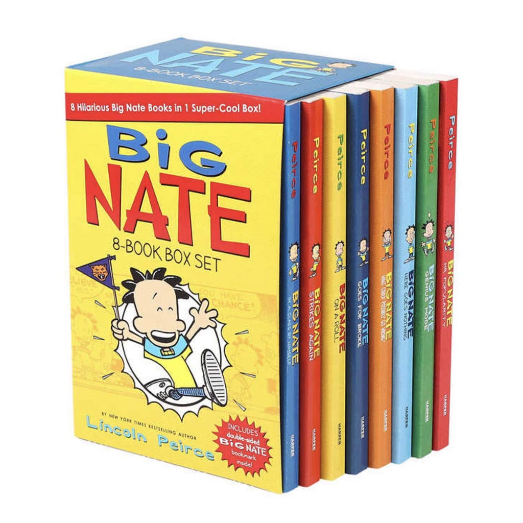 Big Nate (Book 1-8) Box Set/Lincoln Peirce【禮筑外文書店】