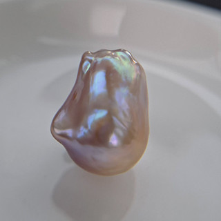 阿姬寶>BA344-點位約23.2*18.5*14.3mm 異型珍珠 大巴洛克珍珠 裸珠． 魚型珍珠 大巴珍珠 純天然