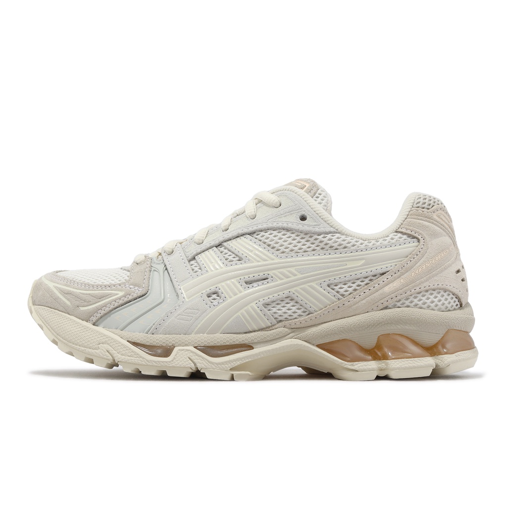 Asics 休閒鞋 GEL-kayano 14 奶油色 米白 復古跑鞋 女鞋 【ACS】 1202A105102