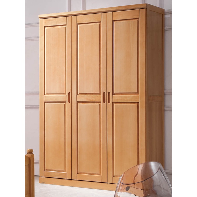 全實木衣櫃櫸木衣櫃簡易實木五門大衣櫃三門四門儲物收納衣櫥