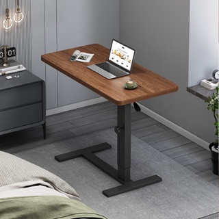 ⭐熱賣⭐氣動床邊桌可移動升降桌子家用沙發邊站立工作台學生筆記本電腦桌