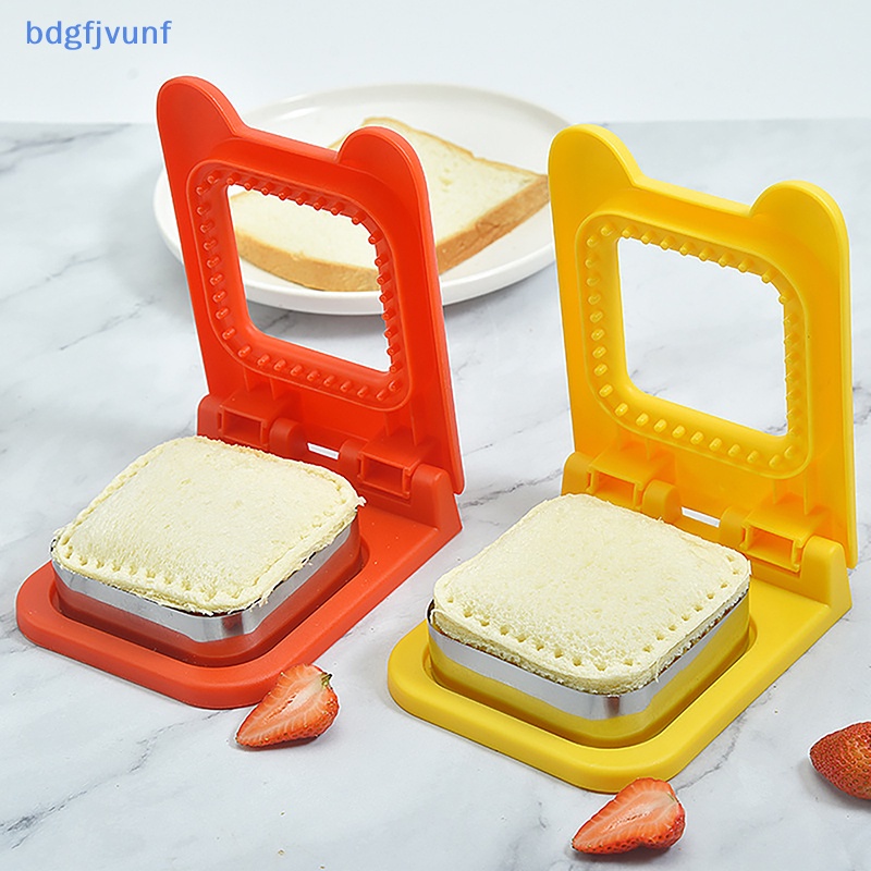 Bdgf 1件方形三明治刀麵包模具吐司機蛋糕餅乾刀廚房早餐甜點 DIY 工具餅乾刀 TW