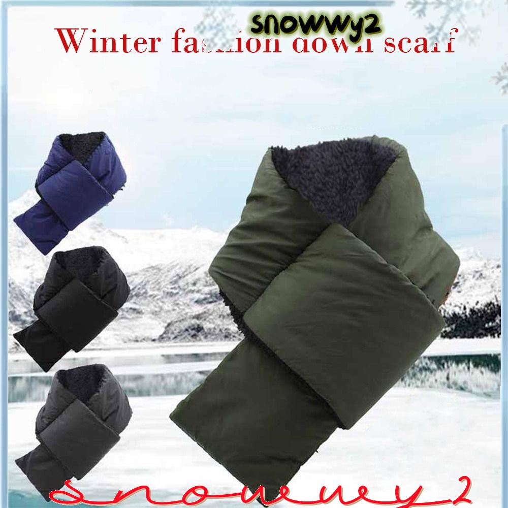 SNOWWY2頸部取暖器戶外天鵝絨厚冬季圍巾