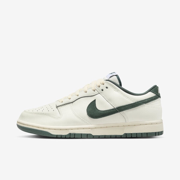 Nike Dunk Low FQ8080-133 男 休閒鞋 運動 經典 復古 低筒 皮革 仿舊 穿搭 奶油白 深綠