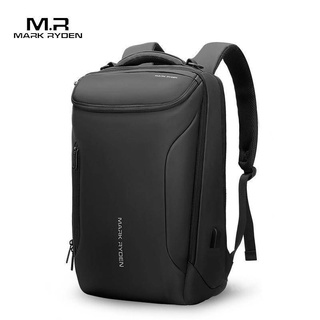 時尚馬可萊登男士多層後背包 17.3寸電腦背包 商務後背包 行李袋旅行包學生書包 流線型外觀設計