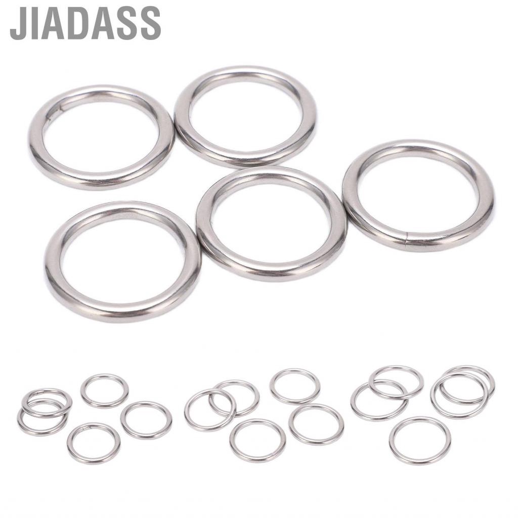 Jiadass 不銹鋼圓環無縫焊接 O 形圈耐用適合瑜珈潛水