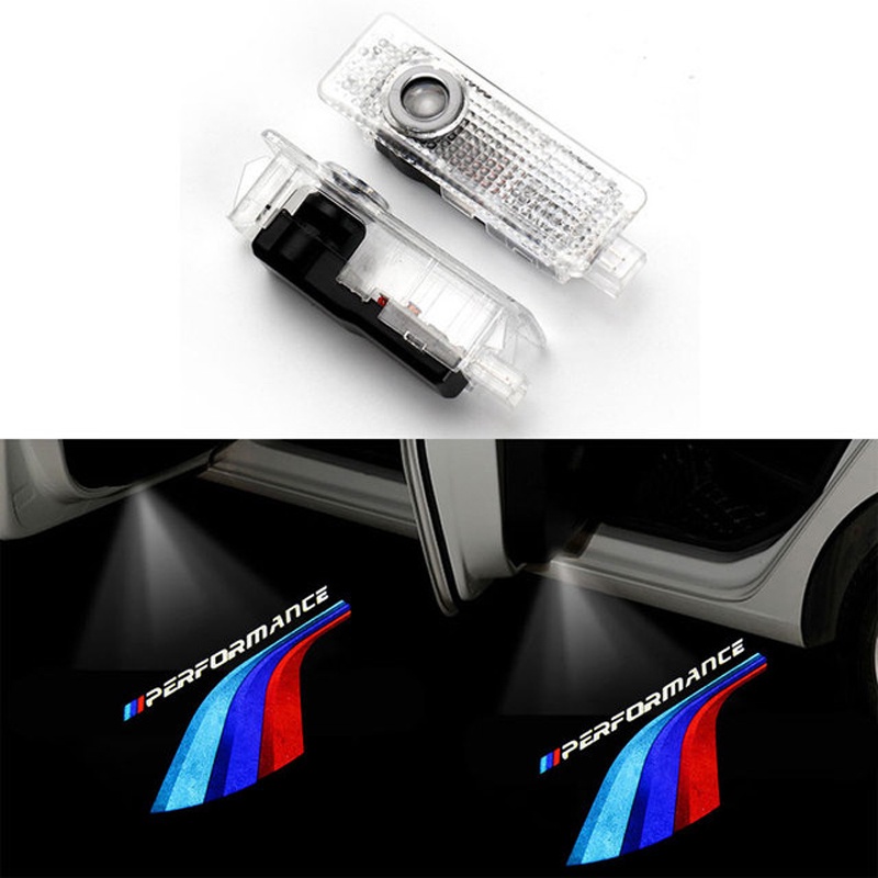 BMW 2 件裝車門迎賓燈適用於寶馬 3 5 7 X2 X3 X4 X5 X6 X7 性能激光投影燈 LED 燈汽車配件