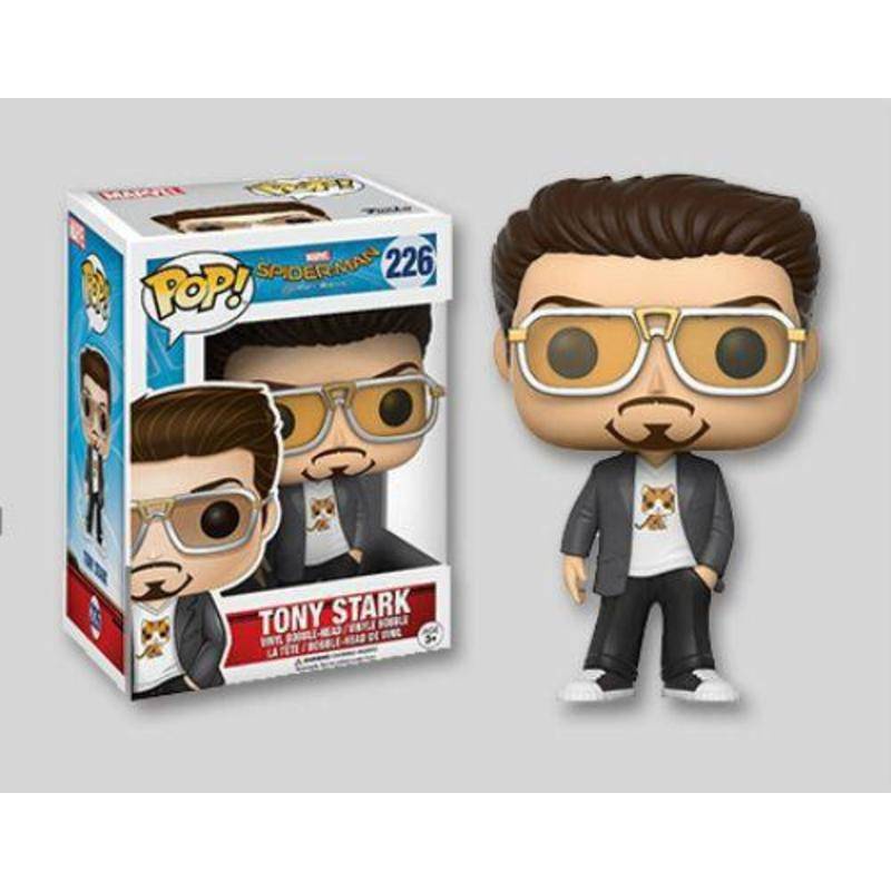 POP托尼 鋼鐵人 Q版 Funko POP 226#超凡蜘蛛人英雄歸來Q版托尼斯塔克鋼鐵人公仔鋼鐵俠公仔