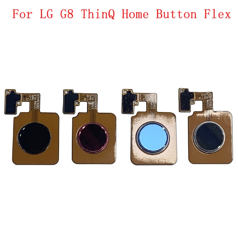 用於 LG G8 ThinQ 觸摸傳感器 Flex 更換部件的 Home 按鈕指紋傳感器排線帶