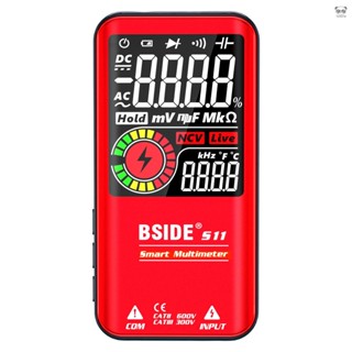 【有頻道】BSIDE S11 大屏萬用表 內建鋰電池 紅色