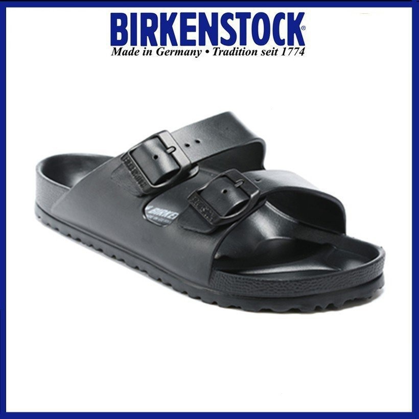 BIRKENSTOCK 勃肯黑色eva防水鞋男女經典款37-43