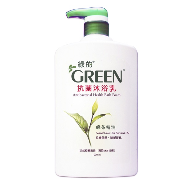 GREEN綠的 抗菌沐浴乳-綠茶(1000ml)[大買家]