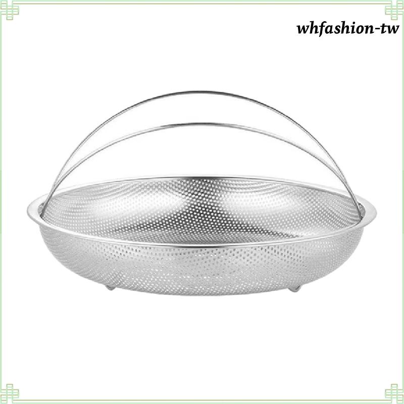 [WhfashionTW] 帶把手蒸籠、不銹鋼鍋碗瓢盆蒸籠、蔬菜蒸籠