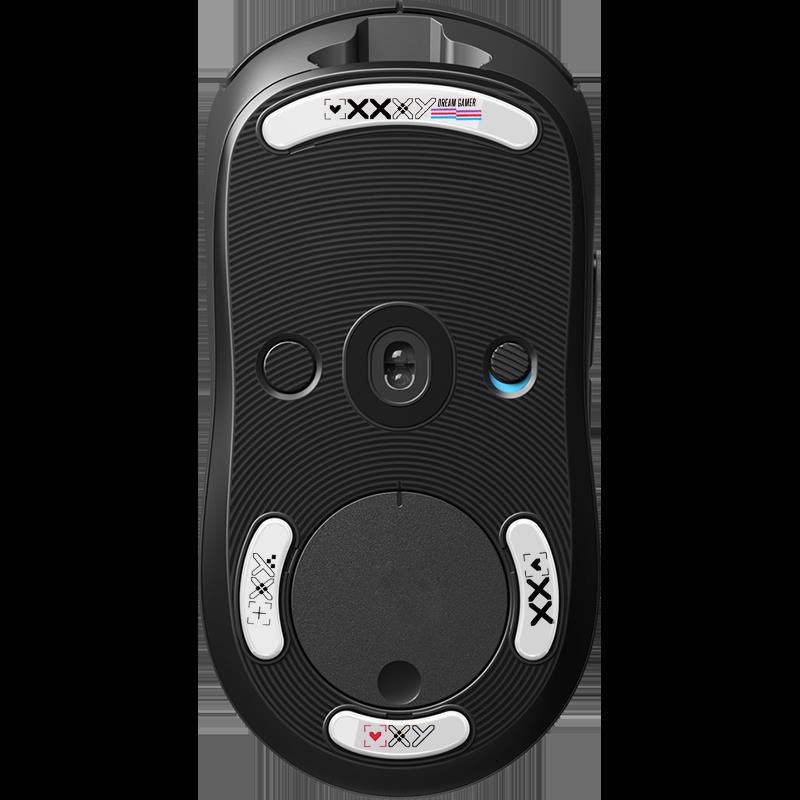 適用羅技GPW一代2代G PRO WIRELESS強化玻璃滑鼠腳貼 G502X無線版順滑腳墊