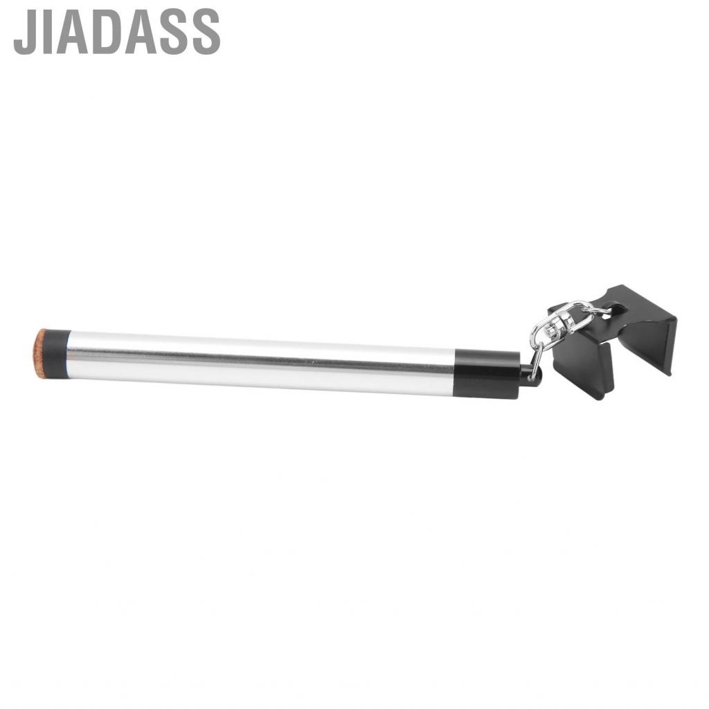 Jiadass 撞球桿尖端刺孔器易於使用撞球粉筆架不銹鋼鋁做工精細耐磨適合運動