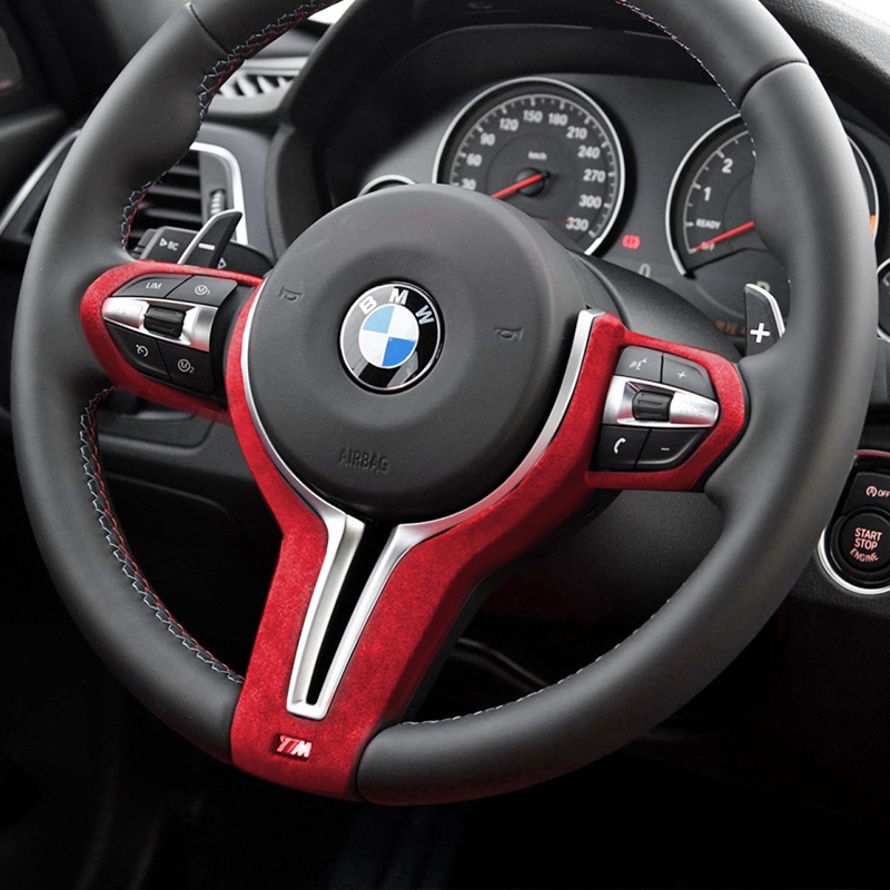BMW 寶馬G20 G28 G30 G11 G01 F40 改裝翻毛皮 丁字褲方向盤貼 內飾運動裝飾 中控配件 無損安裝