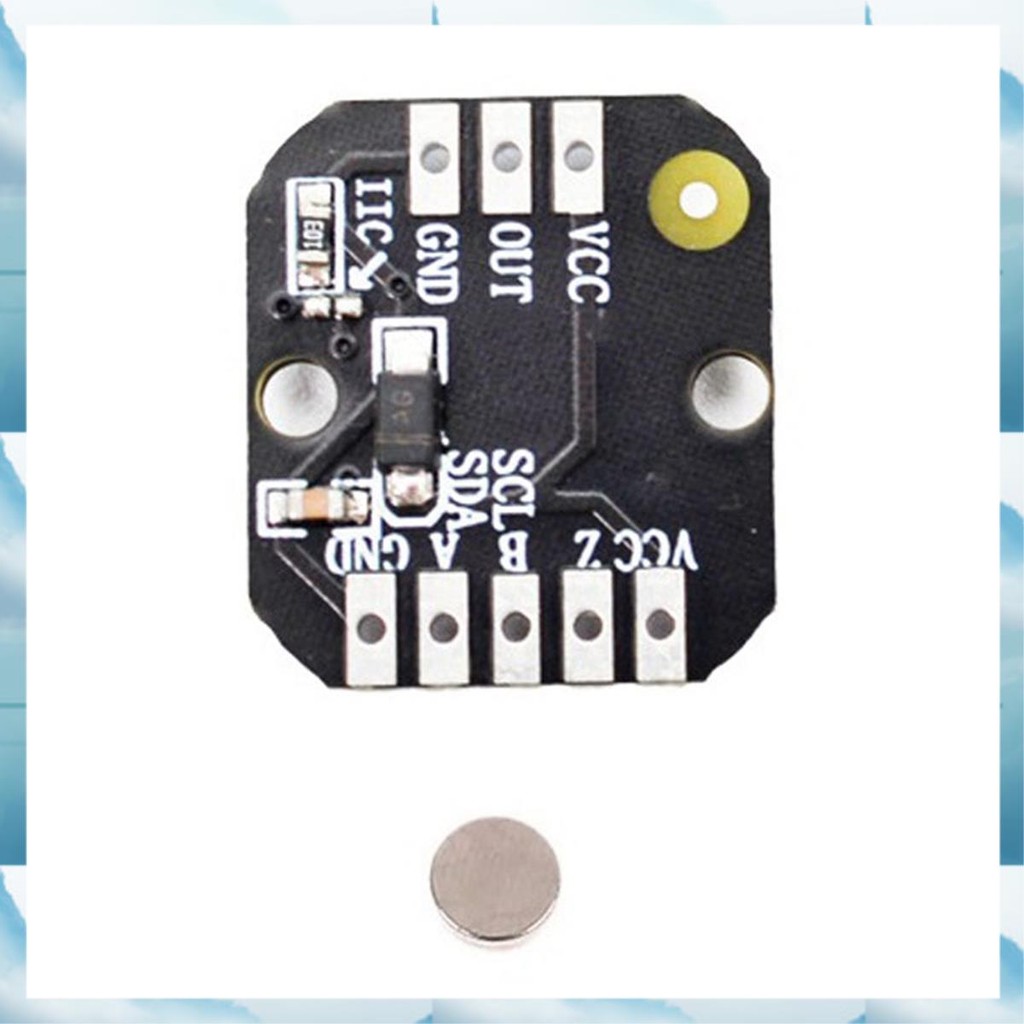 (P T K Q)MT6701磁編碼器模塊PWM/I2c無刷電機編碼器ABZ模式1024線替代AS5600模塊