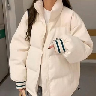 🌟Lovely愛出貨🌟2023年冬季新款韓版寬鬆繡花學生麵包服棉衣女棉服加厚保暖外套潮
