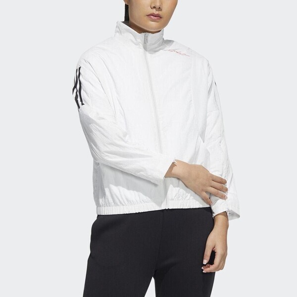 Adidas Ust Jkt Nonhd HF0000 女 運動外套 風衣 立領 休閒 經典 舒適 亞洲版 白