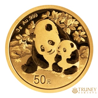 【TRUNEY貴金屬】2024中國熊貓金幣3公克 / 約 0.798台錢