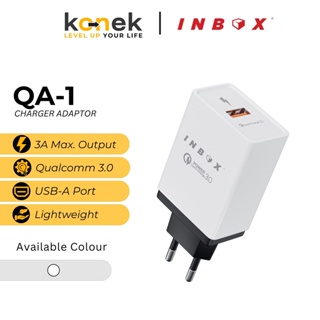 Inbox QA-1 USB 充電器頭 3.0A 快速充電 Qualcomm 3.0 適配器 Iphone Androi