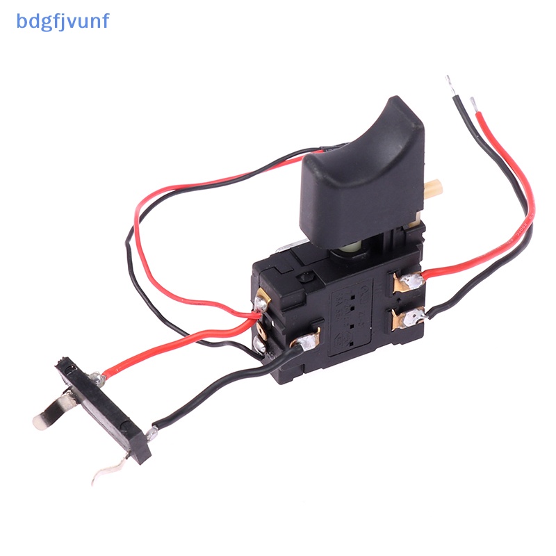 Bdgf DC7.2-24V 電鑽開關無繩電鑽調速按鈕觸發開關帶小燈電動工具零件 TW