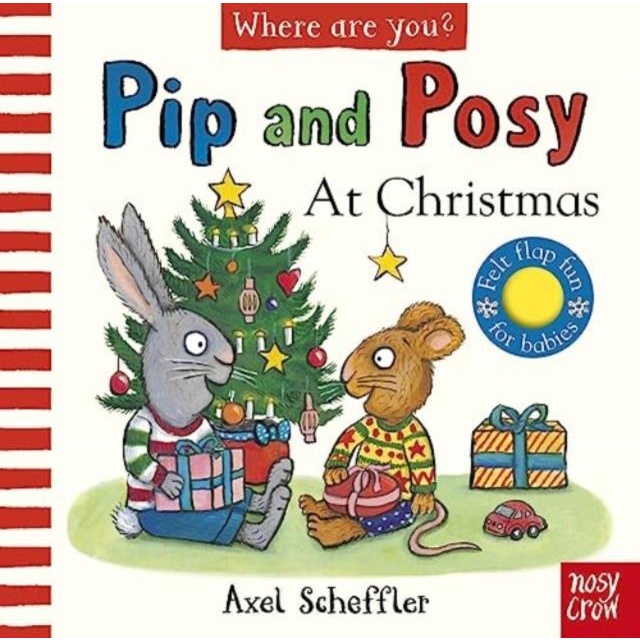 Pip and Posy, Where Are You? At Christmas (A Felt Flaps Book)(硬頁書)/Axel Scheffler【禮筑外文書店】