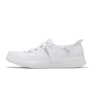 Skechers 休閒鞋 Bobs Skipper Slip-Ins 白 帆布鞋 小白鞋 女鞋 114815WWHT