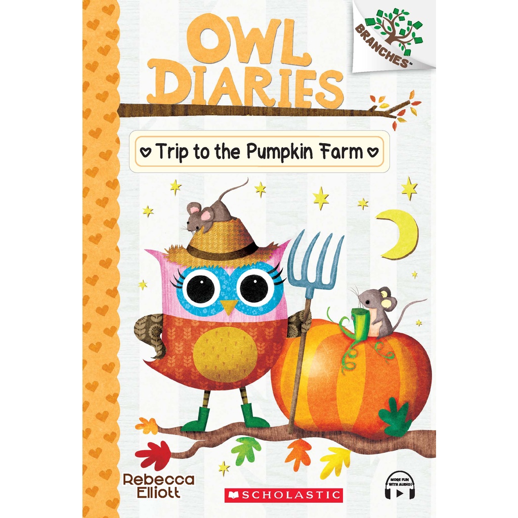 Owl Diaries #11: Trip To The Pumpkin Farm (Cd & Storyplus)(有聲書)/ Branches - Owl Diaries 【禮筑外文書店】