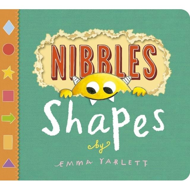 Nibbles Shapes(硬頁書)/Emma Yarlett【禮筑外文書店】