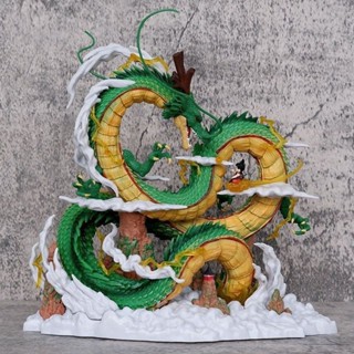 【新品上市+免運】七龍珠 神龍與小悟空 GK 手辦動漫雕像模型擺件yoyo小神龍禮物