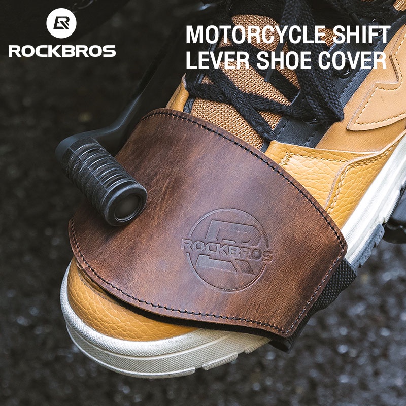 Rockbros 摩托車換檔套換檔橡膠 Durabale 保護鞋套適用於電機旅行防滑騎行鞋靴