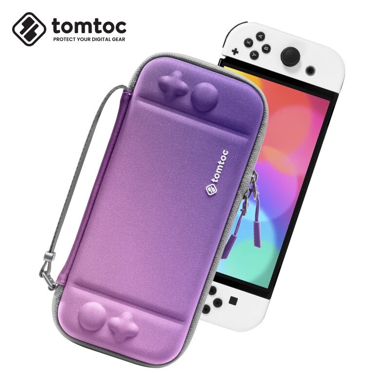 TOMTOC Switch OLED收納包Fancy Case硬殼保護包NS保護套保護殼適用於任天堂遊戲機Switch