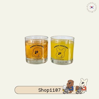 韓國文創•Shop1107 狗狗玻璃杯310ml