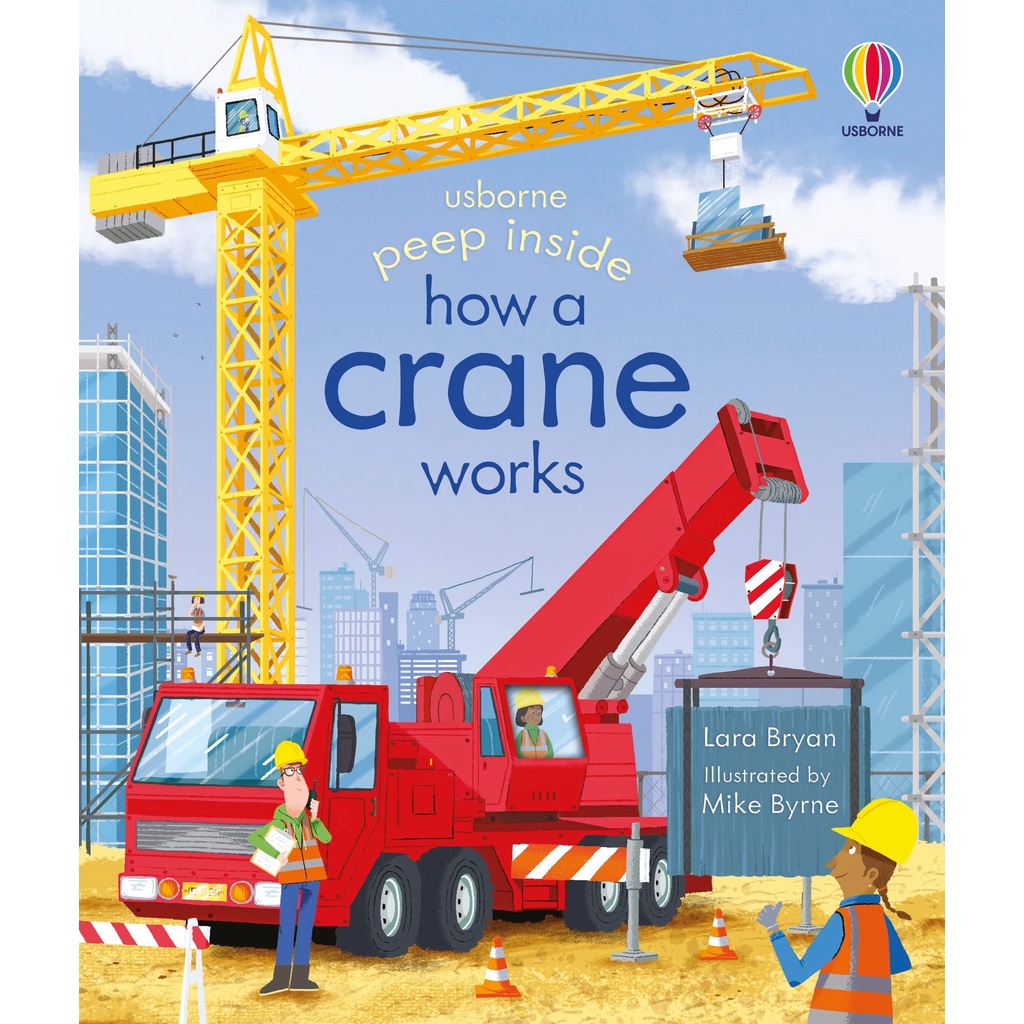 Peep Inside How a Crane Works(硬頁書)/Lara Bryan【禮筑外文書店】