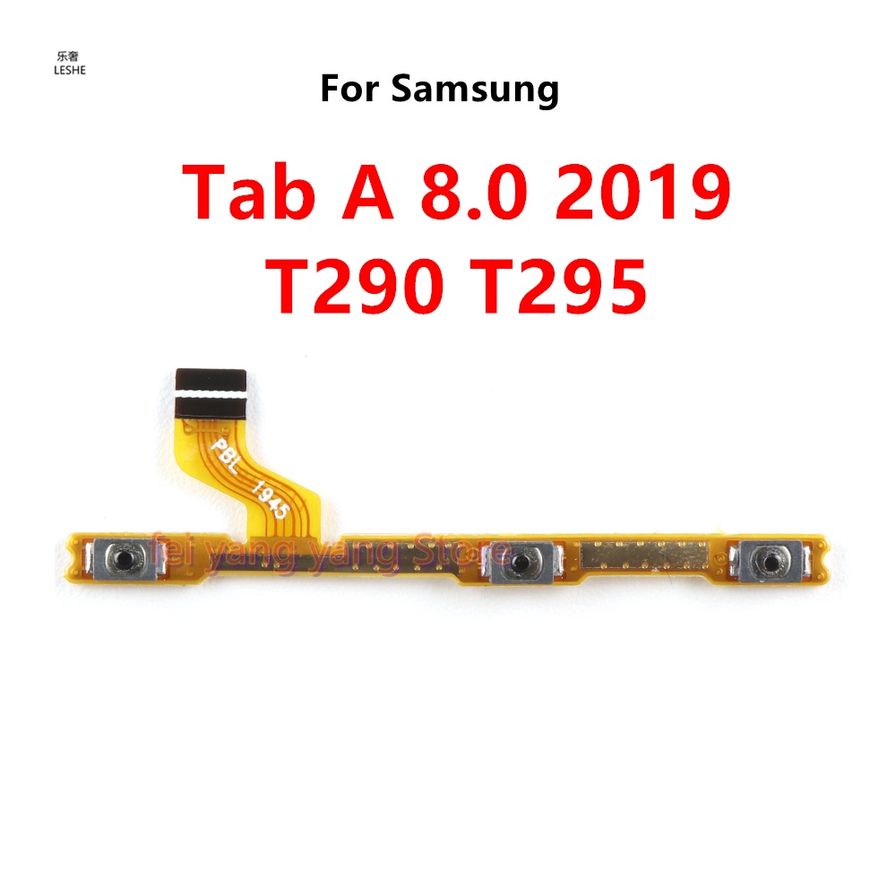 SAMSUNG 電源按鈕開關音量靜音按鈕開/關排線適用於三星 Galaxy Tab A 8.0 2019 T290 T2