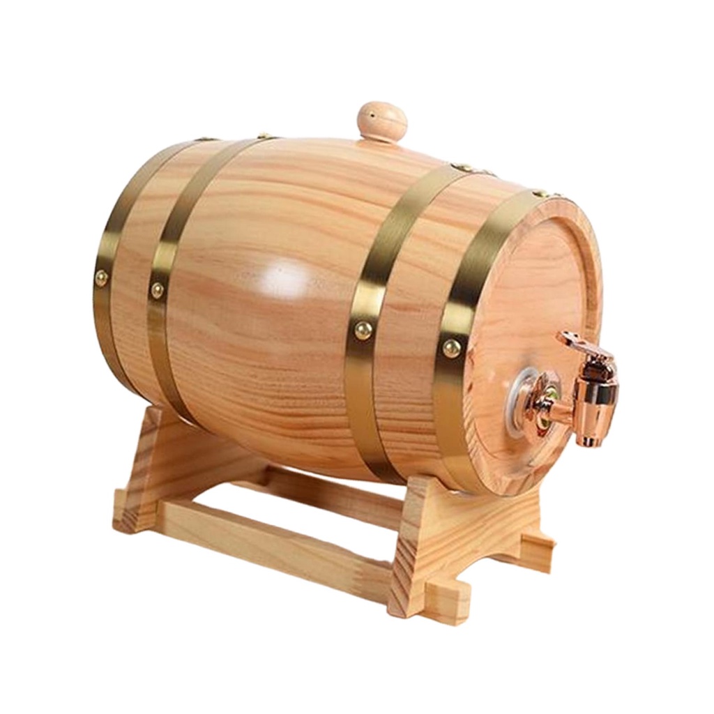 威士忌酒桶分配器,橡木酒桶,儲物容器,帶支架的橡木酒桶,飲料、啤酒、蜂蜜家用酒吧橡木酒桶橡木酒桶