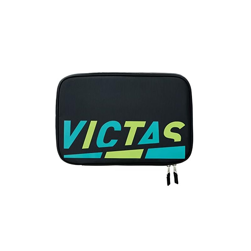VICTAS 乒乓球 PLAY LOGO RACKET CASE 孔雀绿 x 青柠绿（4342） 672101