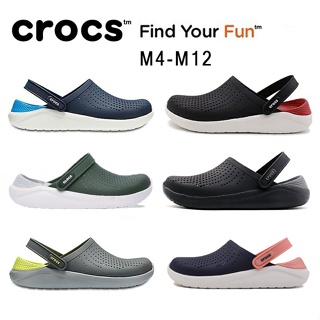 【M4-M12】Crocs Literide ClogSpot 休閒涼鞋男鞋女拖鞋戶外拖鞋破洞鞋
