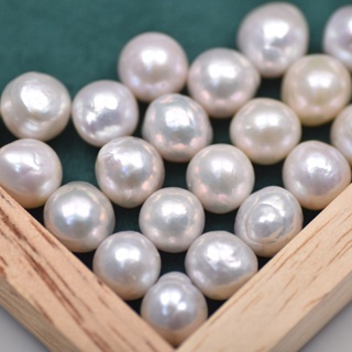 10-11mm強光愛迪生珍珠半成品diy配件配件天然淡水珍珠珠珠