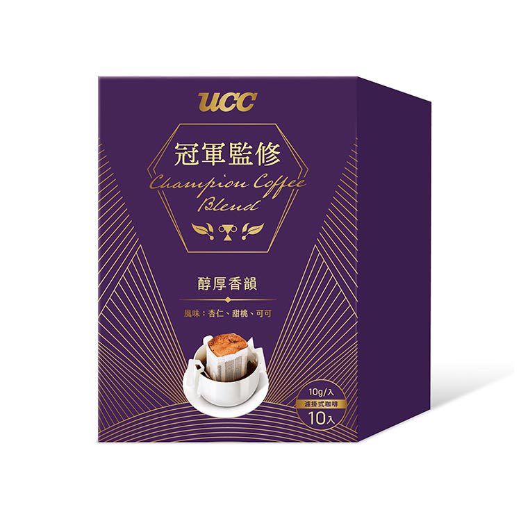 UCC 冠軍監修醇厚香韻濾掛式咖啡(10gX10入)[大買家]