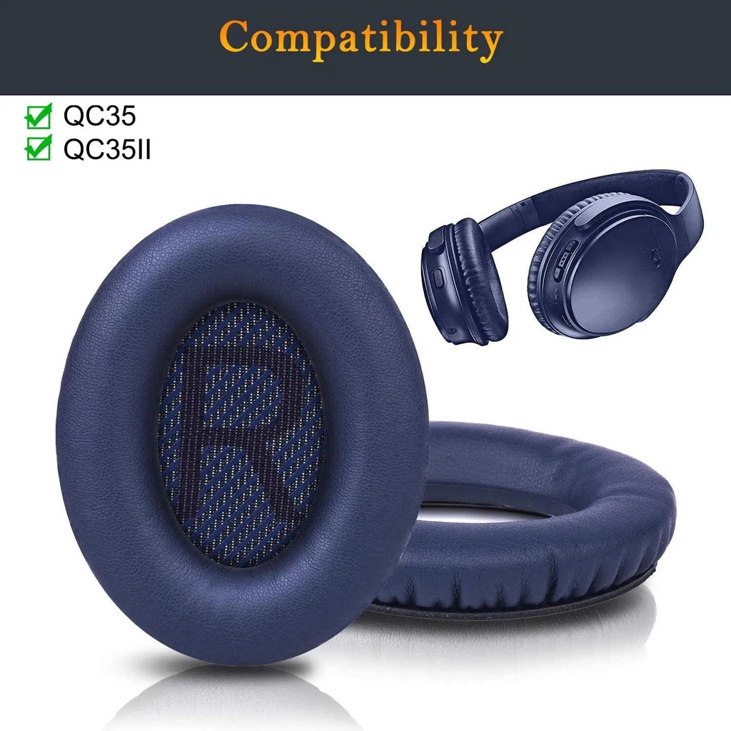 耳墊適用於 QuietComfort 35 (QC35) 和 QuietComfort 35 II (QC35 II)
