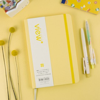 綠的32K眼色View up精裝方格筆記本/ 萊姆黃 eslite誠品