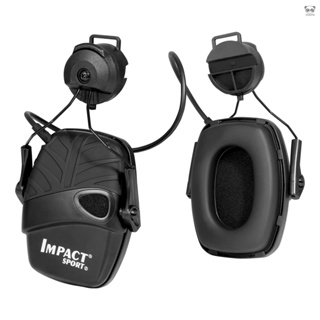 電子射擊耳機頭盔狩獵拾音降噪戰術耳機聽力保護耳罩