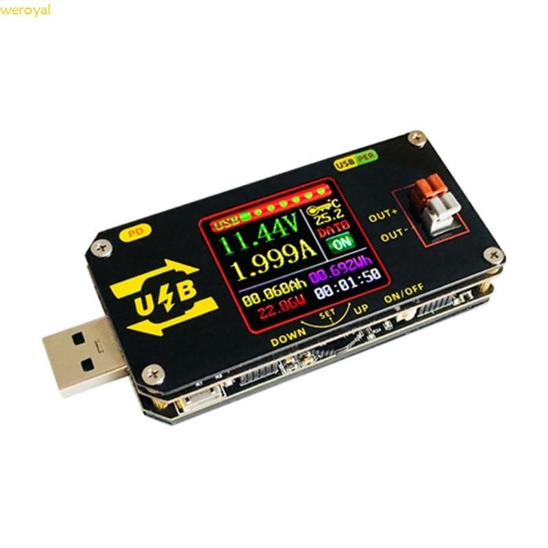 Weroyal 電流表電壓電流表電池充電測量 XY-UMPD USB 充電測試儀