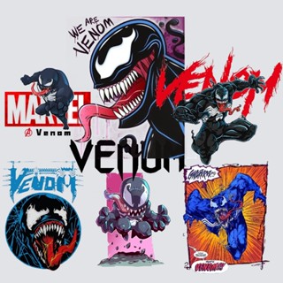MARVEL 漫威毒液系列熨燙熱轉印貼紙貼片可水洗diyt T恤連帽衫裝飾創意禮物