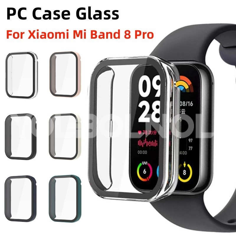 適用於 小米手環8pro 殼膜一體保護殼 mi Band 8 Pro 7pro保護套 一件式保護套硬殼