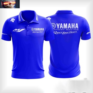 山葉 T 恤 Polo 領 Yamaha Factory Racing MotoGP 速乾透氣休閒運動裝