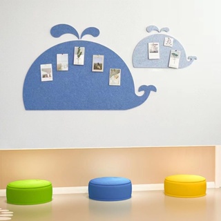 幼兒園環創主題牆面裝飾 鯨魚毛氈板 牆貼 作品展示文化環境佈置材料